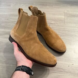 KOIO Tan Suede Chelsea Boots Men’s Size 43